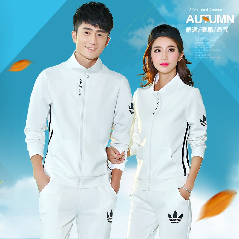2022 New Casual Sports Suit Men's Collar Sportswear Women's Clothing Men's Spring And Autumn Lovers Sportswear 