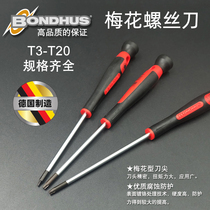American Bolton BONDHUS precision plum screwdriver imported t86 hexagonal star screwdriver screwdriver small screw batch