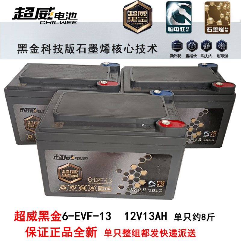 Chaowei black gold battery 12v13Ah little dolphin wheelchair car 24V12 amp battery 12V13 ampere dry battery