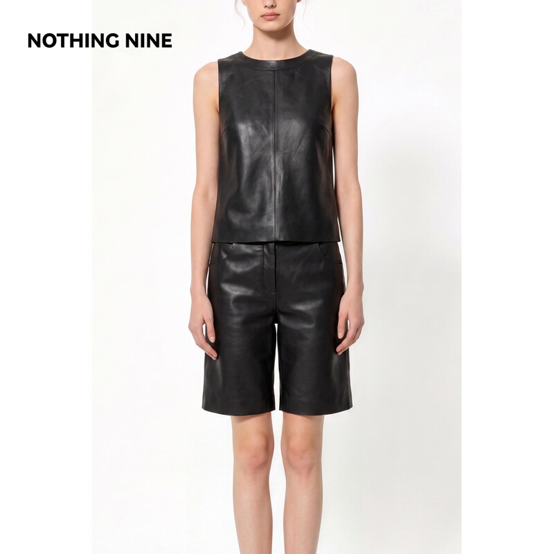 Nothing Nine Mo Xi Qing Jin British Imported 100% Sheepskin Suit Vest/Shorts Nothing Nine Mo Xi Qing Jin British Imported 100% Sheepskin Suit Vest/Shorts