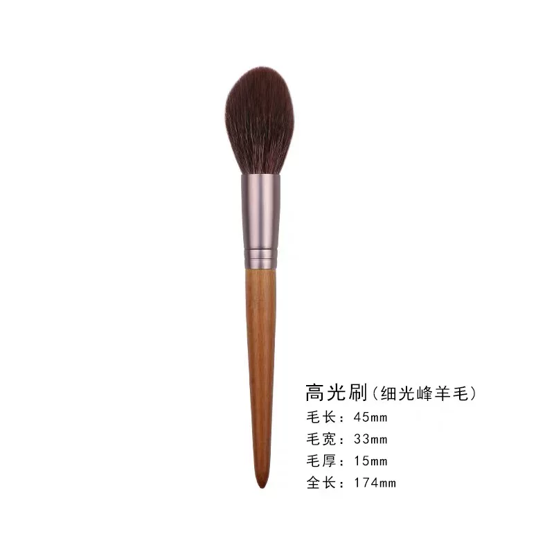 Eye shadow, brush, highlighter, face blush for contouring