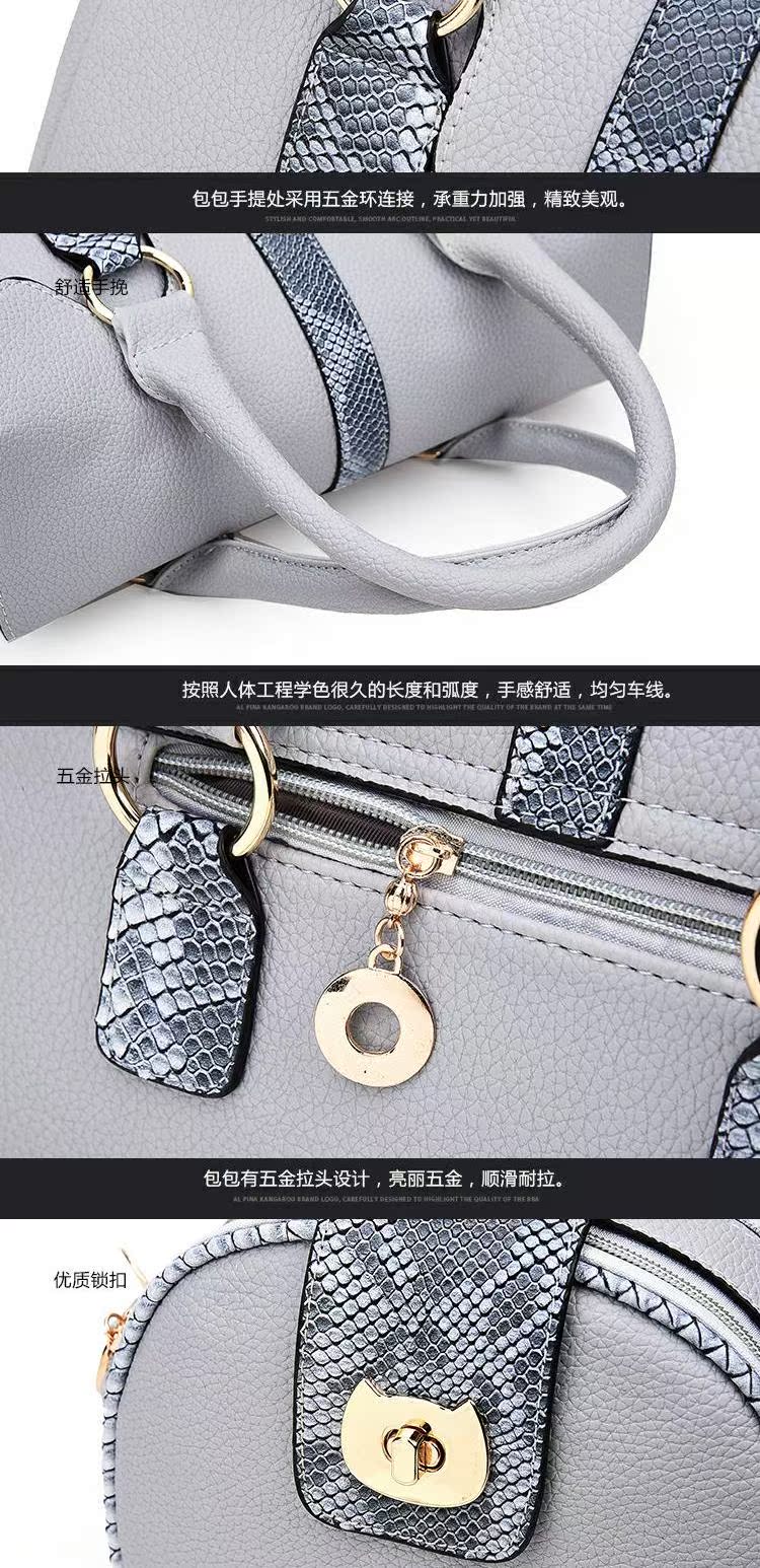 Mẫu rắn mới nhấn màu xúc xắc mẹ túi sáu mảnh thời trang túi xách vai nữ xách tay lớn túi thủy triều túi calvin klein nữ chính hãng