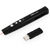 Deli projection pen 3930 wireless electronic pointer ppt page turning laser pen infrared remote control teaching pen