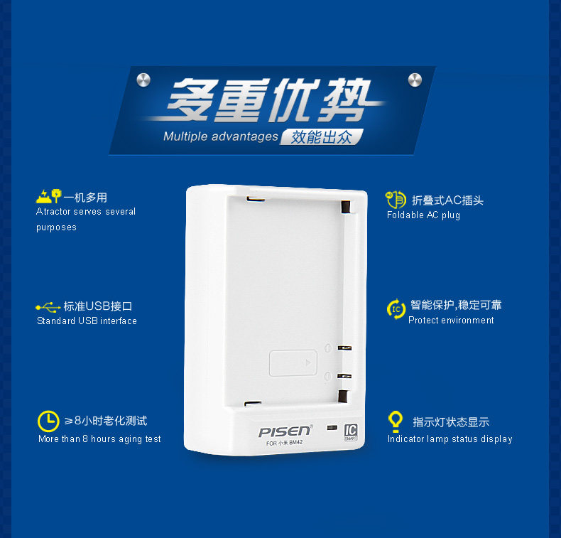 chargeur PISEN pour téléphones MIUI MIL - Ref 1301920 Image 6