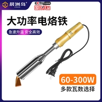 High power wood handle electric iron home thermostatic electric welding pen Industry level electroloo iron maintenance welding tool external heat