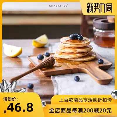 Imported Chabatree teak paint-free one-piece creative honey stick jam stick mixing mallet