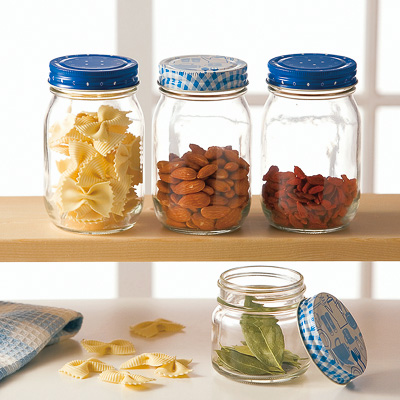 Japan System ADERIA Stone Tsutsuka Tsukizu Light Glass Bottle Jam Bottle Containing Sauce Bottle