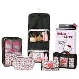 Hello kitty, система хранения для путешествий, комплект, косметичка, чемодан, тара, сумка-органайзер, нижнее белье, 5 шт