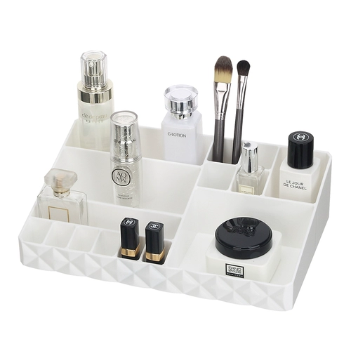 Косметическая настольная большая коробка для хранения, помада для ухода за кожей, туалетный столик