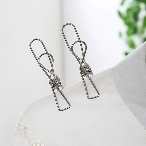 Ветрозащитная универсальная сушилка из нержавеющей стали, носки, нижнее белье, нержавеющая сталь AISI 304, 10 шт, фиксаторы в комплекте