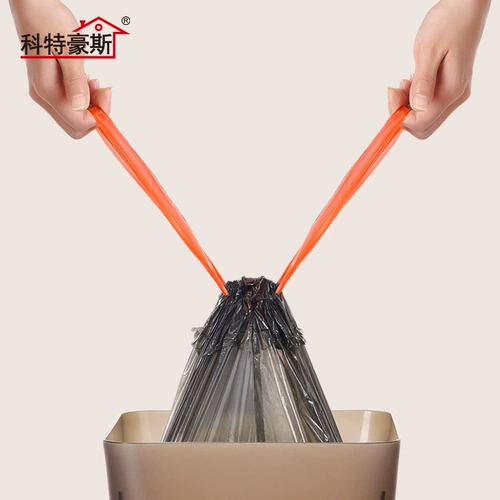 Мусорный мешок для домашнего использования, удобная автоматическая ручка, увеличенная толщина