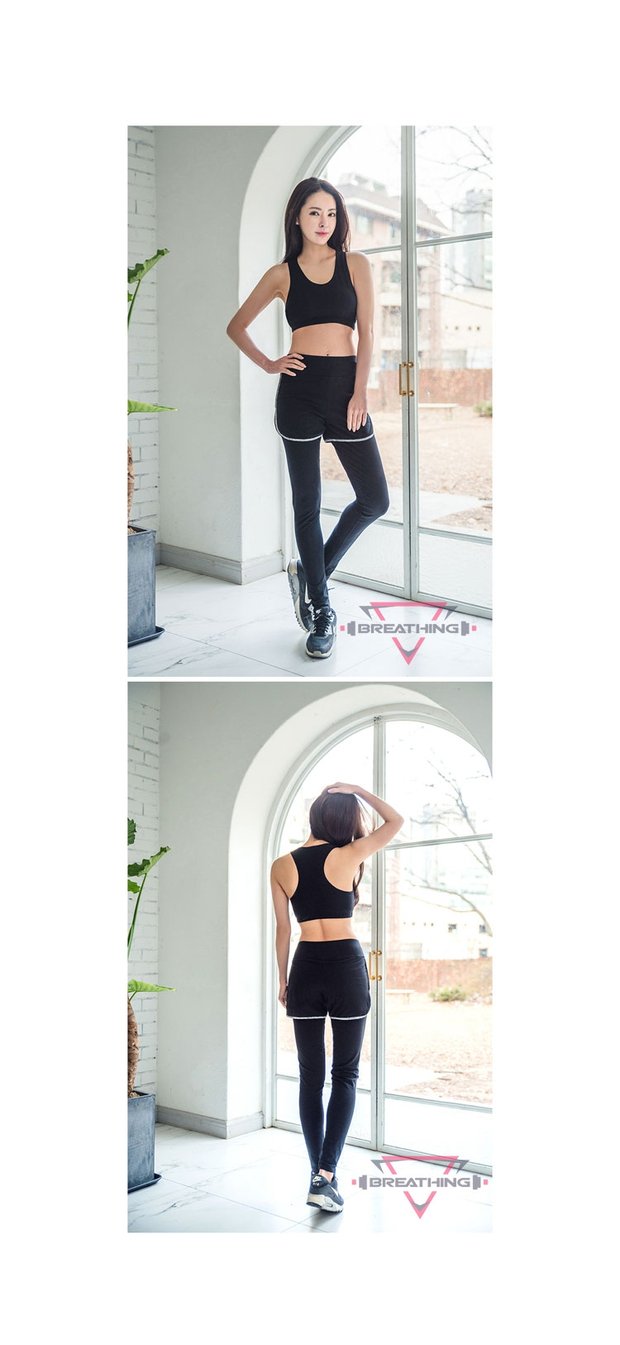 Ưu đãi đặc biệt quần thể thao nữ quần thể dục giả hai mảnh chạy bộ quần áo yoga nhanh khô thoáng khí chống ánh sáng với lớp lót mỏng - Quần thể thao quần short nam thể thao