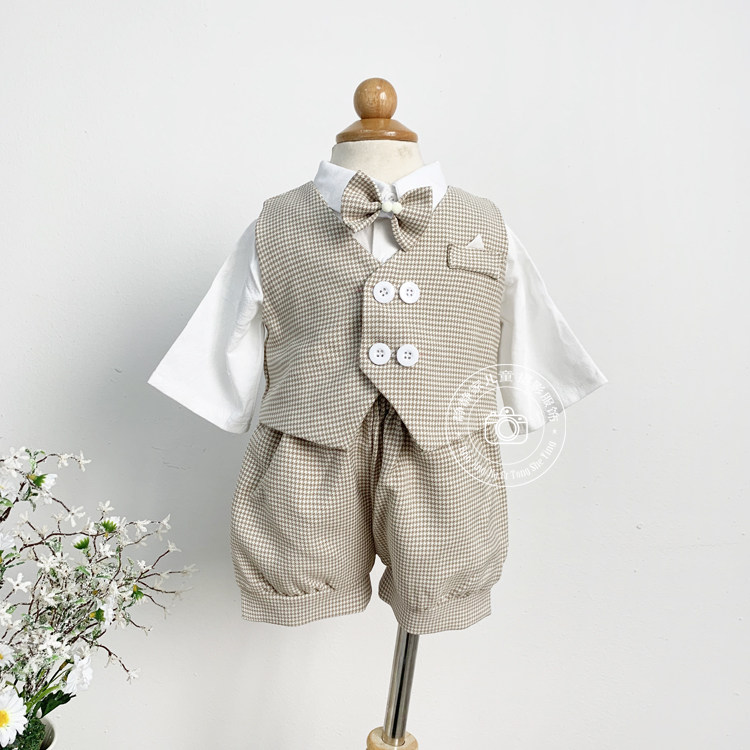 100 days boy suit 3 months boy dress photo studio clothing boy birthday party children photography clothing