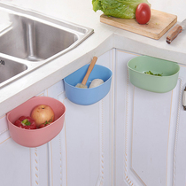 Kitchen hanging trash can Cabinet door creative home bathroom living room faucet sink storage small trash can