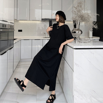 Fashion maternity clothes spring and summer tops loose short sleeves mid-length trendy mom dresses summer skirts Summer