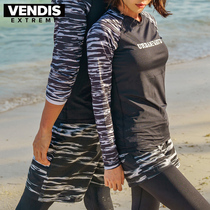 Quick-drying beach pants for hot springs can be put into the water for couples and men and women seaside vacation snorkeling swimming trunks tide brand anti-embarrassment