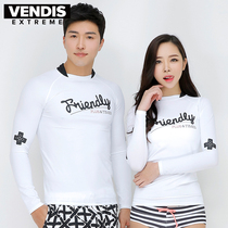 VENDIS EXTREME wetsuit Male and female couples split snorkeling sunscreen jellyfish suit Quick-drying holiday swimsuit white