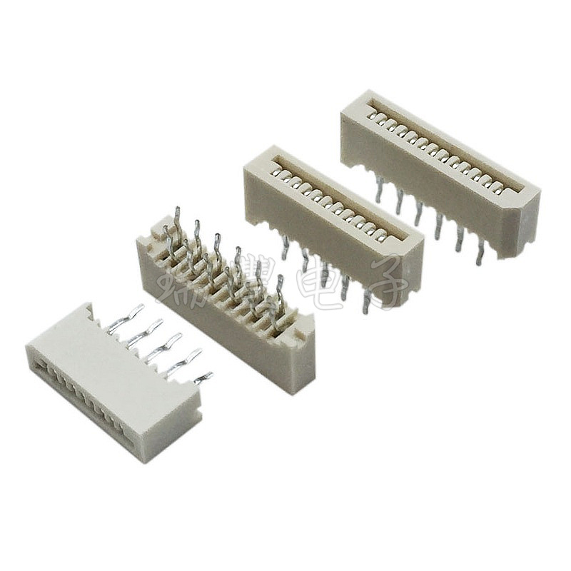 1 0MM single-sided cable connector 8P upright straight foot 1 0-9P12P18P24P26P20P30P