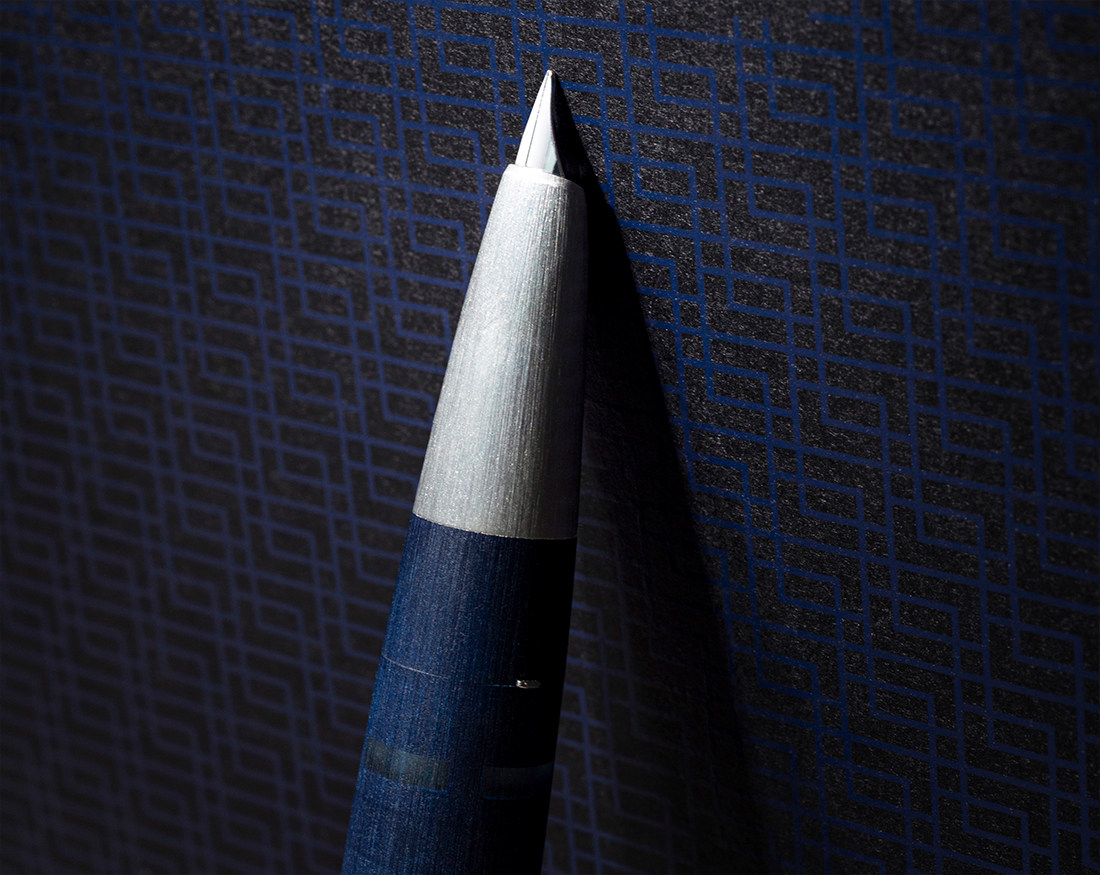 Ручка перьевая lamy/凌美2000系列钢笔礼盒 包豪斯纪念款玻璃纤维磨砂蓝杆半包式14k金ef尖钢笔 商务办公送礼收藏