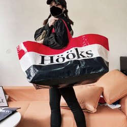 Thickened Extra Large Capacity Woven Bag, Environmentally Friendly Bag, Sturdy Moving Packing Bag, Snakeskin Bag, Shoulder Tote Bag, Storage Bag