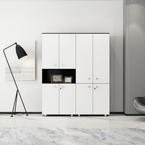 Lan Ran office Simple modern wooden file cabinet Data cabinet File cabinet storage cabinet bookcase