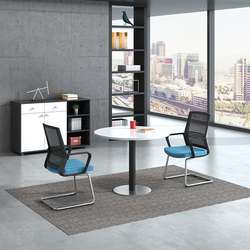 Conference Table Minimalist Modern Reception Conference Talks Table And Chairs Portfolio Guests Office Casual Personality Small Round Table