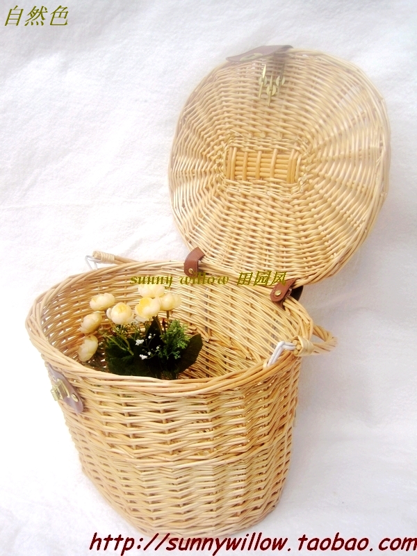 Panier pour vélo SUNNY WILLOW en vigne - Ref 2268384 Image 19