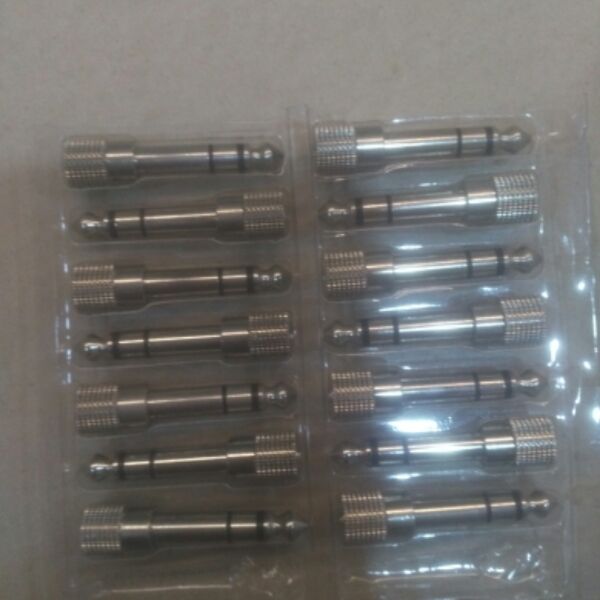 Keyboard headset stereo conversion plug 6 5 to 3 5 mobile phone headset conversion plug Buy one get one free