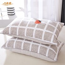 Net red soft pillow high pillow core thickened high super soft neck pillow for sleep Boys single comfortable pair