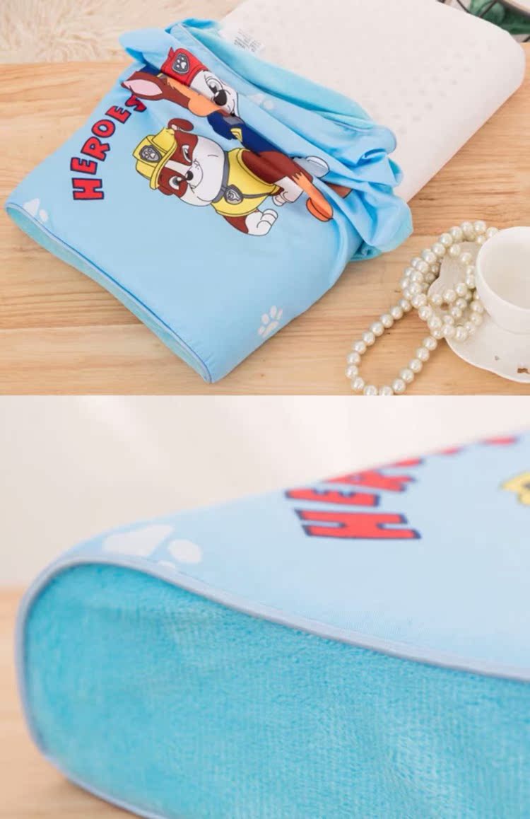 Gối trẻ em mẫu giáo đặc biệt Cotton trẻ em Vỏ gối cao su 50x30 Cotton Thái cho bé - Gối trường hợp gối cao su non babymoov