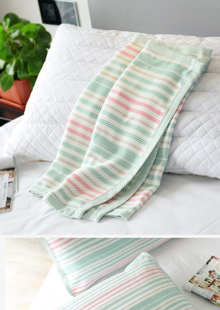 Cặp gối kháng khuẩn dài và tươi mát trong mùa hè mát mẻ mùa hè mát mẻ băng lụa thoải mái dùng khăn mềm để tăng khả năng sáng tạo - Khăn gối khăn bông gối
