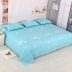 Khăn trải giường 3 mét cực lớn cotton nguyên chất tùy chỉnh cotton 3 mét lớn Kang đơn dày 3,5m tăng gấp đôi đầy đủ - Khăn trải giường