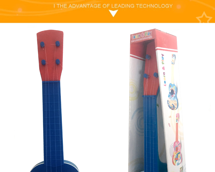 Trẻ em chơi guitar có thể chơi ukulele cho bé trai mới bắt đầu mô phỏng nhạc cụ hoạt hình lớn đàn cho bé