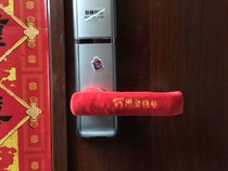 Entry door gloves security door gloves advertising customization