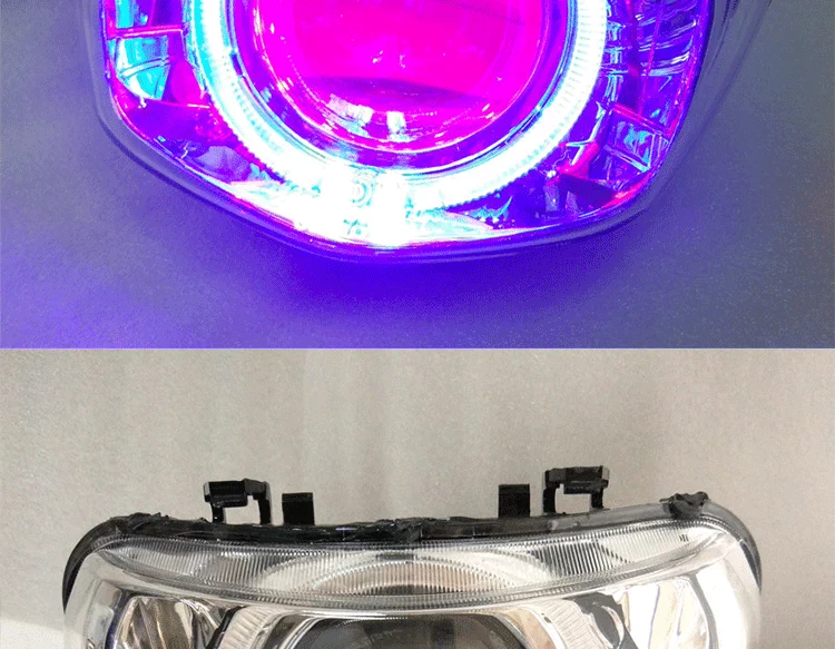 Xe máy Yamaha lưới thông minh Ii lắp ráp đèn pha ống kính xenon sửa đổi