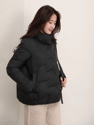 JOLIMENT Белый зимний пуховик, бархатная куртка, свободный крой, подходит для подростков, утиный пух