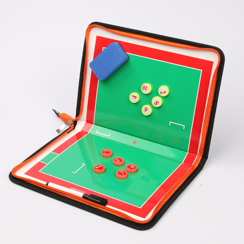 High-grade zipper-type goalball tactical board coach special coach this commander this with high-grade magnetic particle board rubbing pen magnetic
