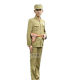 Republic of China officer uniforms Chinese military uniforms Kuomintang Huangpu military school uniforms Lieutenant drama stage performance costumes photography