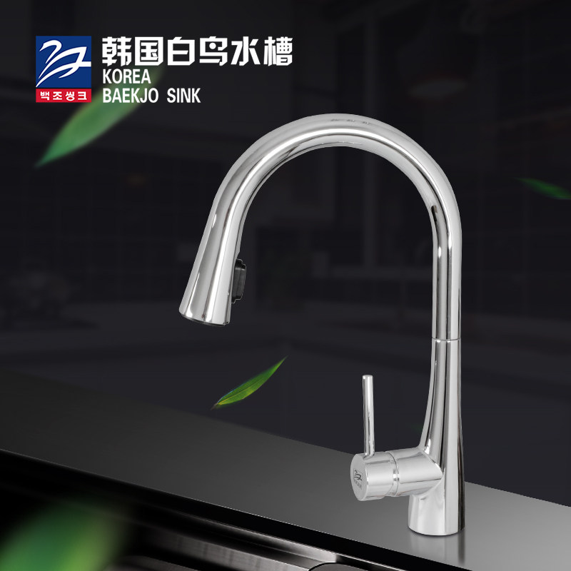 South Korean White Bird kitchen faucet hidden pull pull faucet YJ6800
