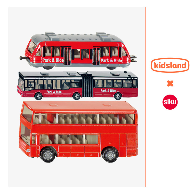 Kaizhileshigao siku pendant mounted rail train alloy car model bus boy children's car toy