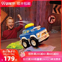 Little taek littletike va chạm năng lượng chạy đua cậu bé đồ chơi xe tải trailer xe điện bốn bánh - Đồ chơi điều khiển từ xa đồ chơi cho trẻ em