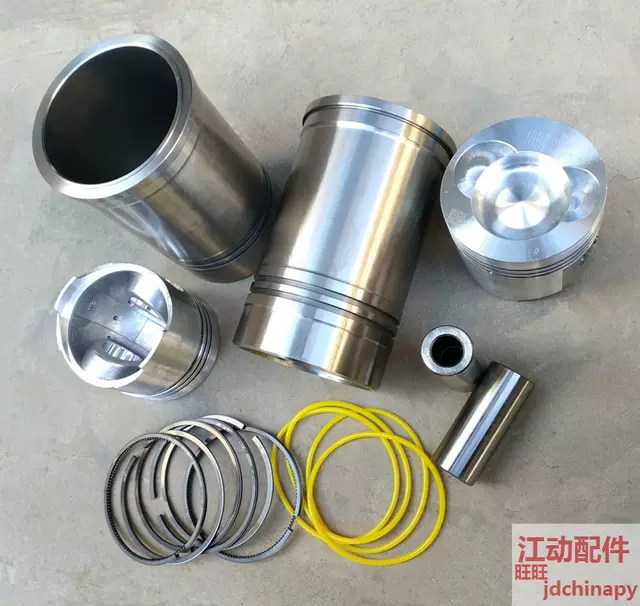 Longxi SL2105 Lijia two-cylinder diesel engine tractor cylinder liner piston ring four matching accessories