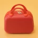 Портативная косметичка в стиле ретро красного цвета с закругленными углами