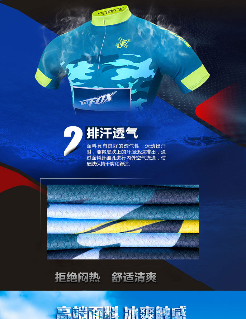 Vêtement cyclisme homme BATFOX - Ref 2230614 Image 10