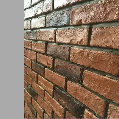 Red cultural brick red brick TV background wall antique brick cultural fossil Villa exterior wall brick outdoor cement brick