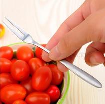 Creative eco-friendly stainless steel fruit fork fruit sign Western meal small fork sweets fork snack fork B236