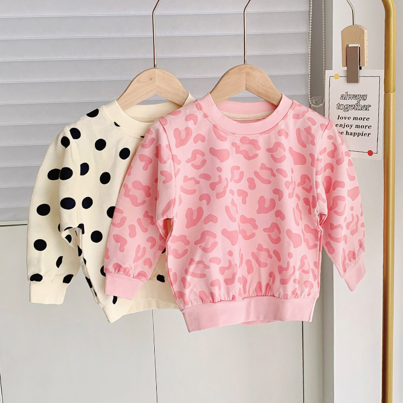 Female Baby Fall Pure Cotton Casual Blouse 2022 New Small Children Foreign Pie 0 Blouses 1 Korean Version Spring And Autumn Clothing Jacket 3 Years Old