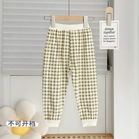 Коричневая решетка 50 тонкий хлопок хлопка