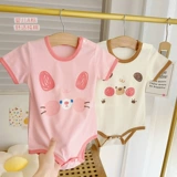 Боди для новорожденных для девочек для мальчиков, хлопковая детская летняя тонкая летняя одежда, короткий рукав