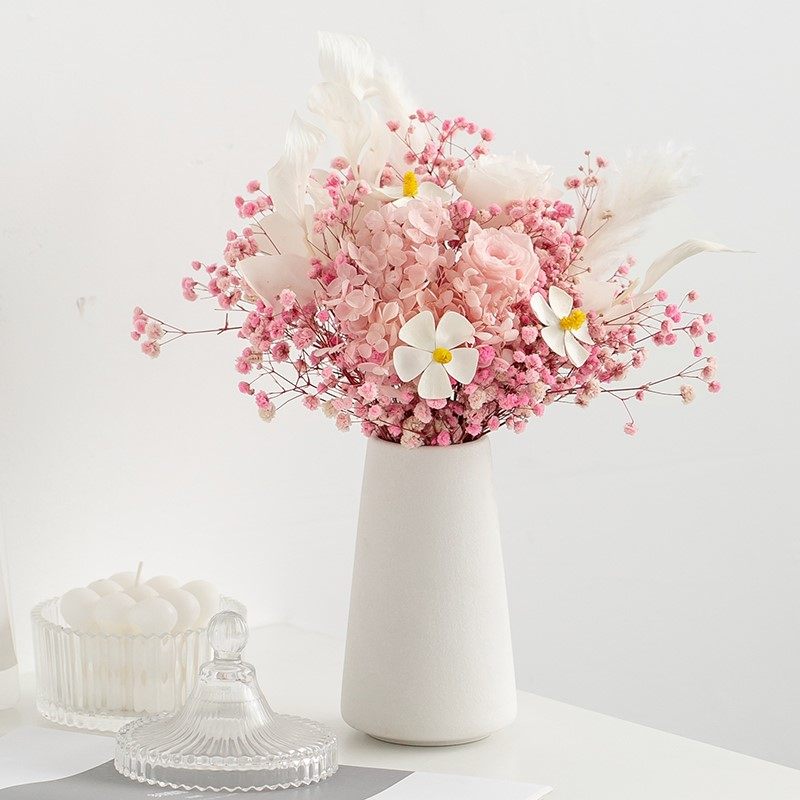 ins full of stars Vase Hem table Dining Room Light Lavish Home Nordic Floral Dried Flowers Bouquet Flower Bouquet Adornment